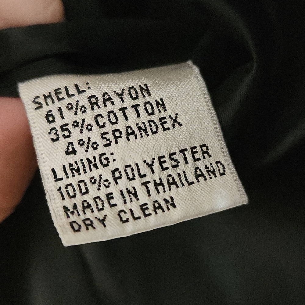 Talbots Stretch Black Blazer Collegiate Preppy Career Luxury Feminine Minimalist - Picture 8 of 16